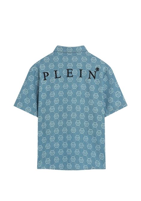 Camicia con logo PHILIPP plein junior | S6PHJBSI011126